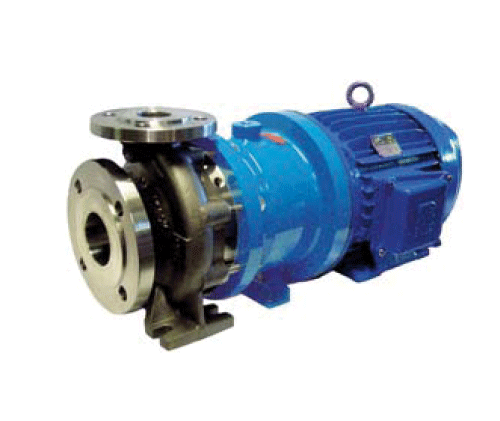 <strong>Magnetic drive pump with high-alloy pump head to ISO standard</strong>