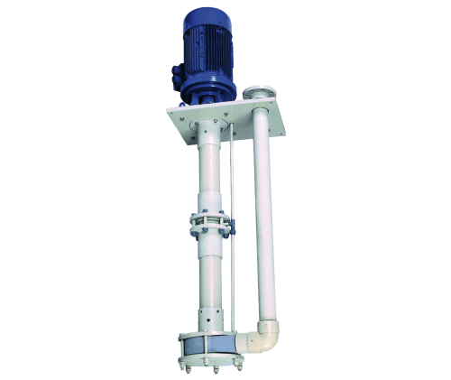 <strong>Sump pump with long vertical shaft, </strong></p>
<p><strong>thrust and intermediate support </strong></p>
<p><strong>bearings</strong>