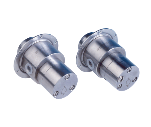 <strong>Mini gear pumps with bypass at right and without at left</strong>