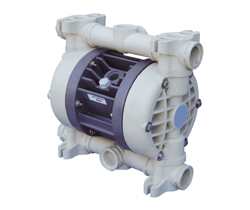 <strong>Pneumatic diaphragm pump in PVDF</strong>
